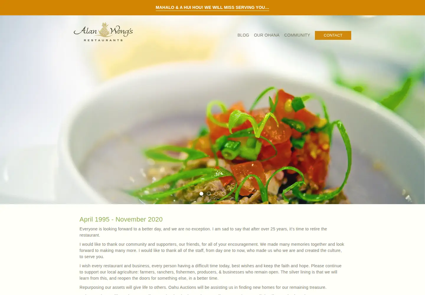 Screenshot of alanwongs.com
