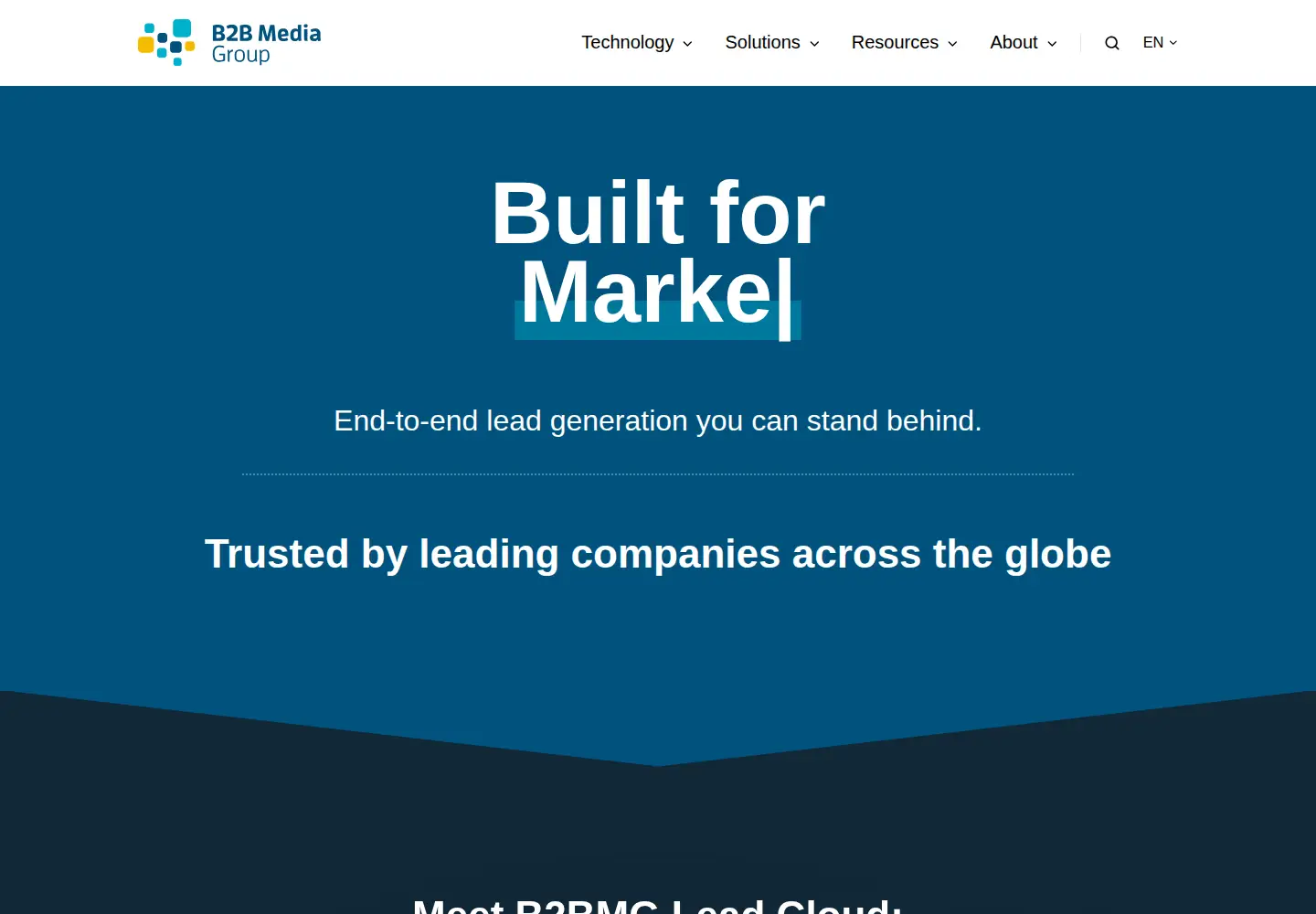 Screenshot of b2bmg.net