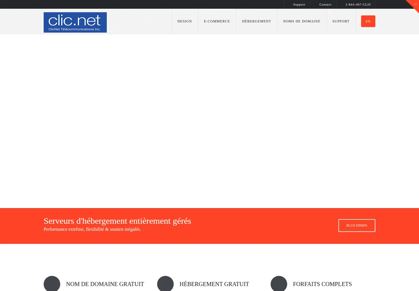 Screenshot of clic.net
