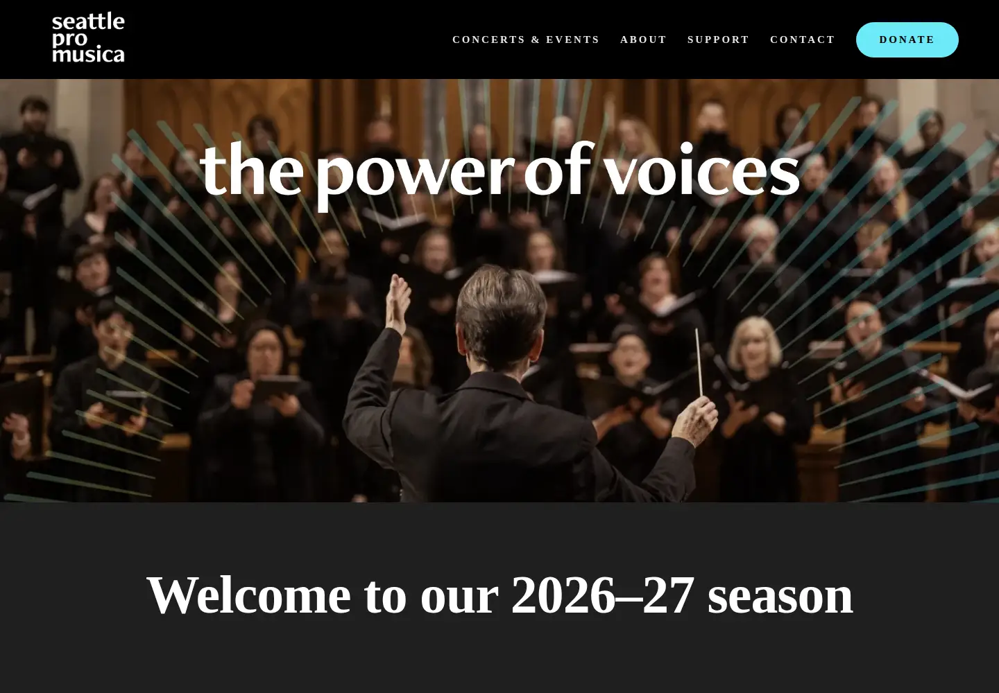 Screenshot of seattlepromusica.org
