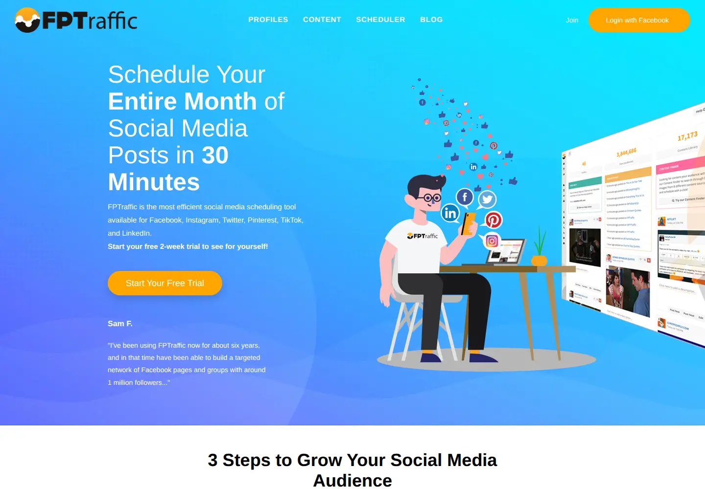 Screenshot of fptraffic.com