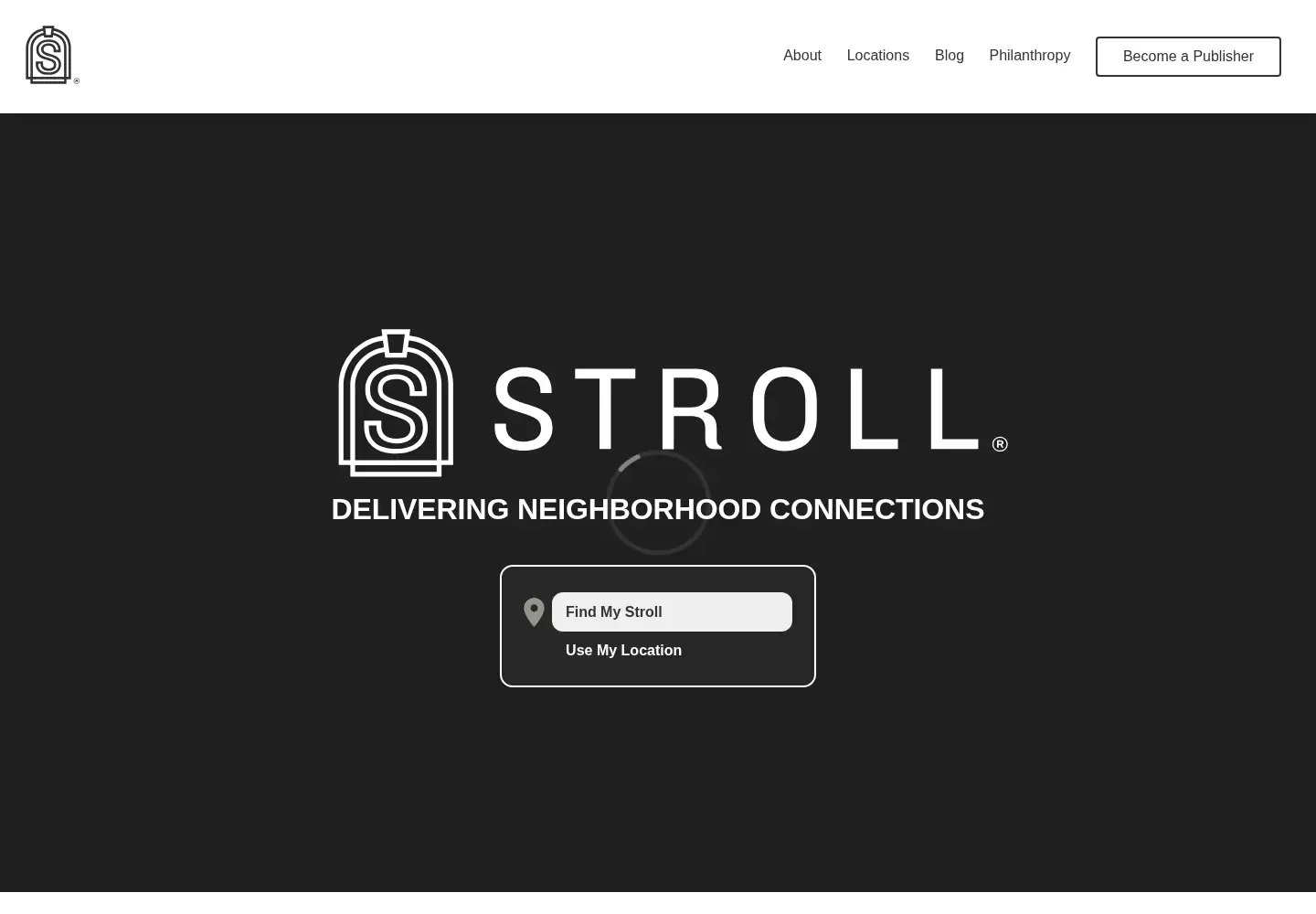 Screenshot of strollmag.com