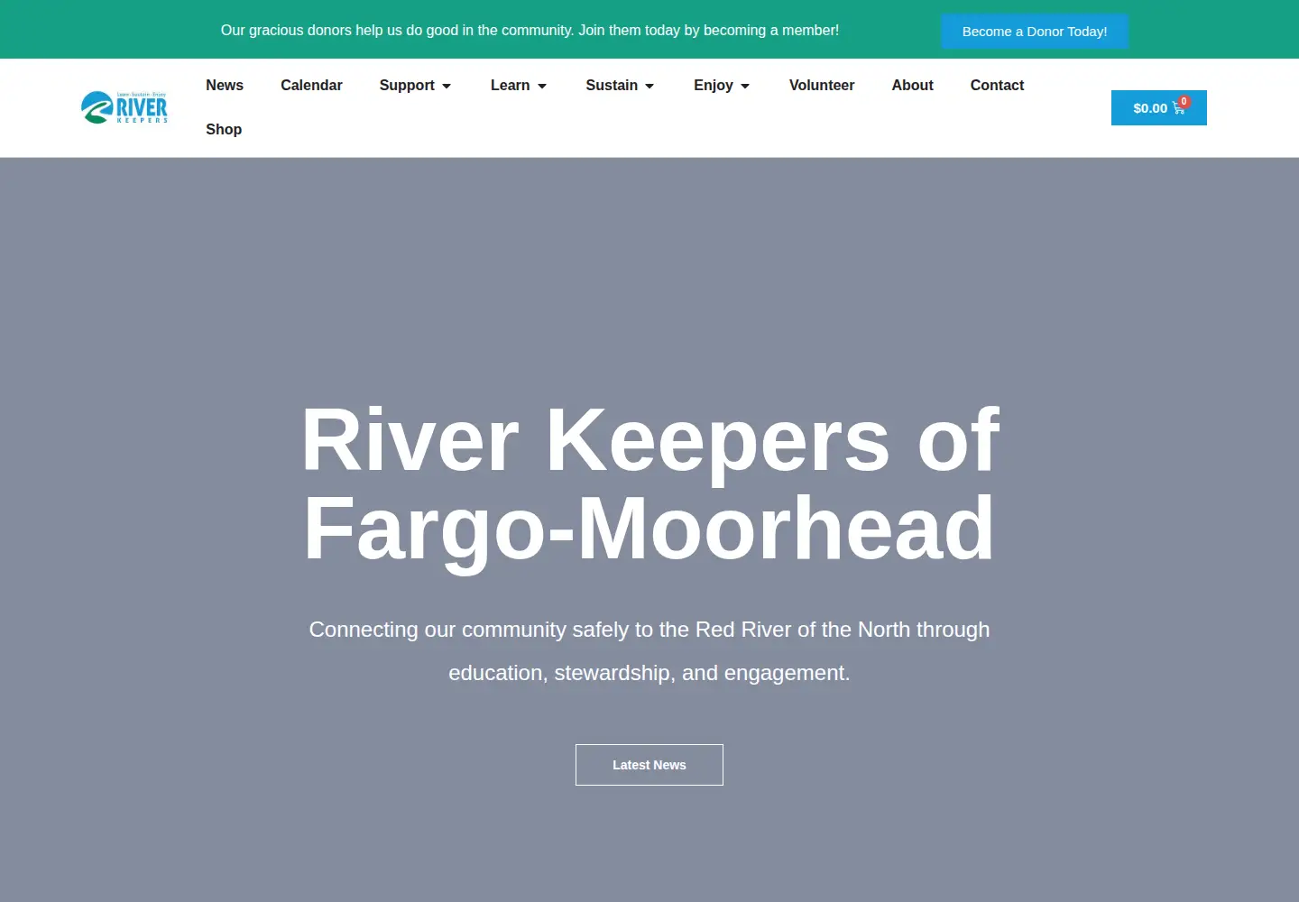 Screenshot of riverkeepers.org