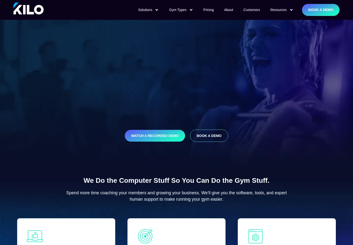 Screenshot of gymleadmachine.com
