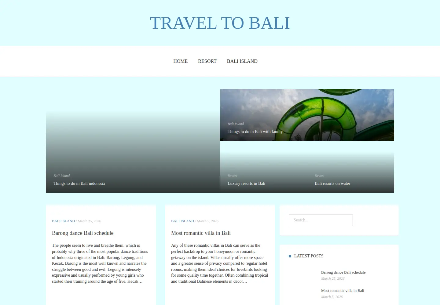 Screenshot of zenbaliweb.com