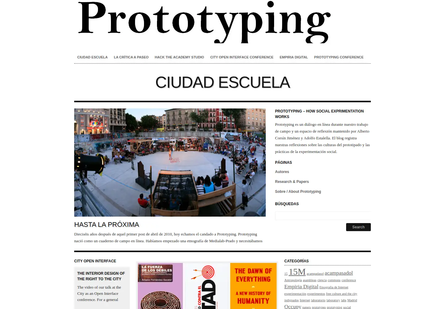 Screenshot of prototyping.es