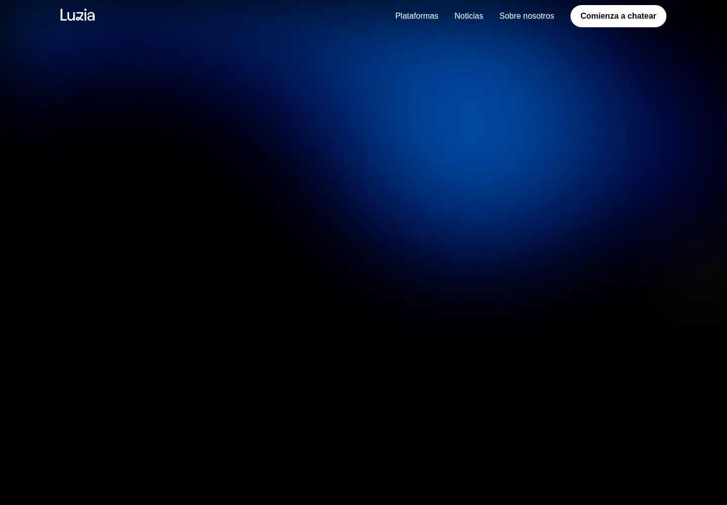 Screenshot of luzia.com
