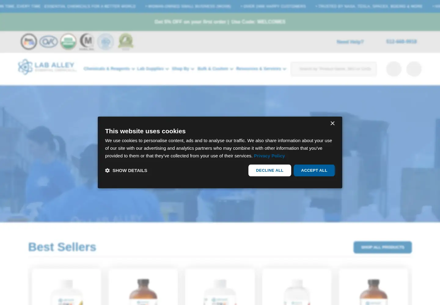 Screenshot of laballey.com