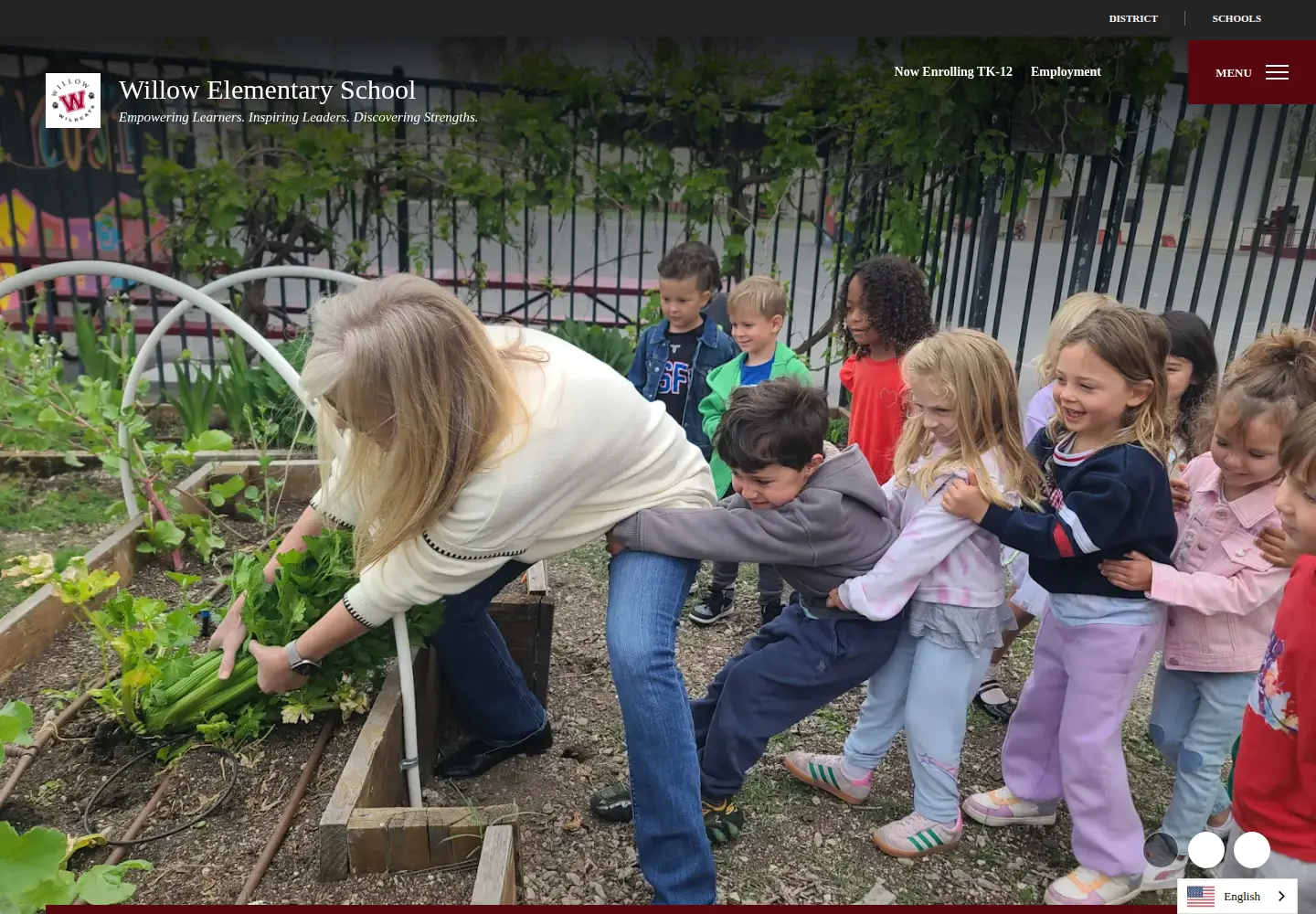 Screenshot of willowelementary.org