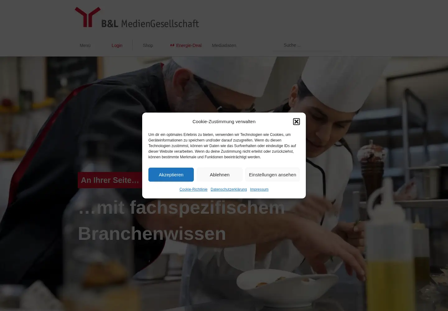 Screenshot of blmedien.de