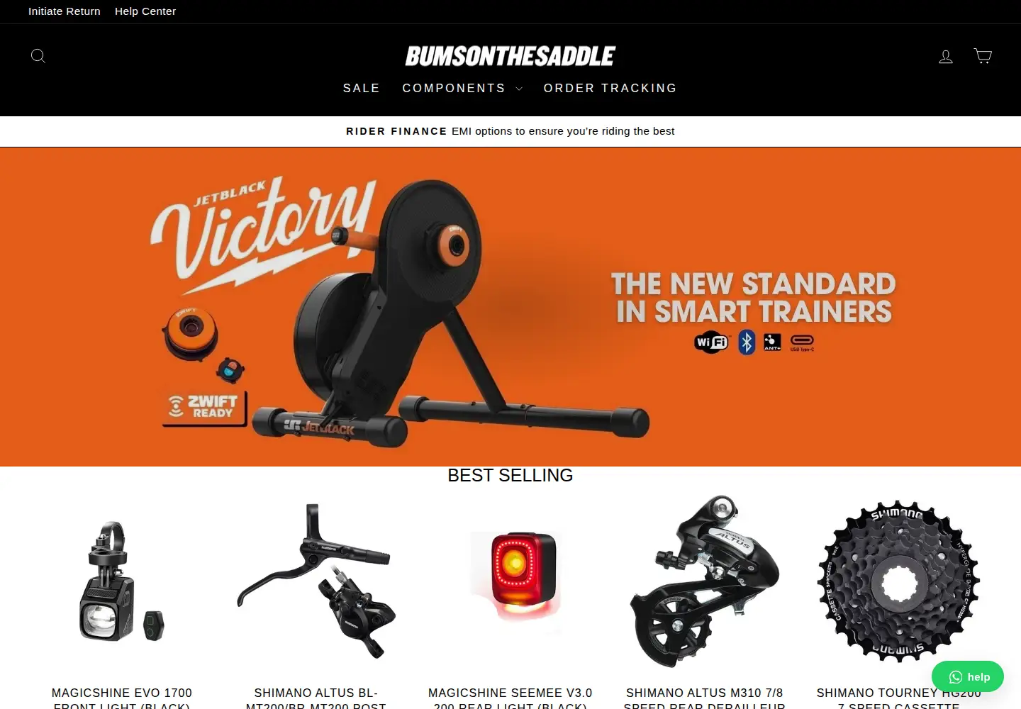 Screenshot of bumsonthesaddle.com
