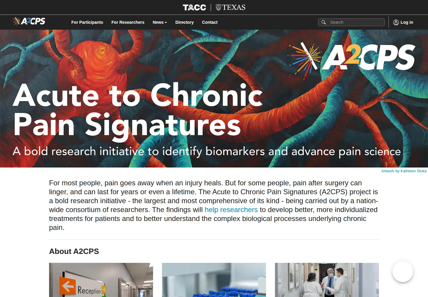 Screenshot of a2cps.org
