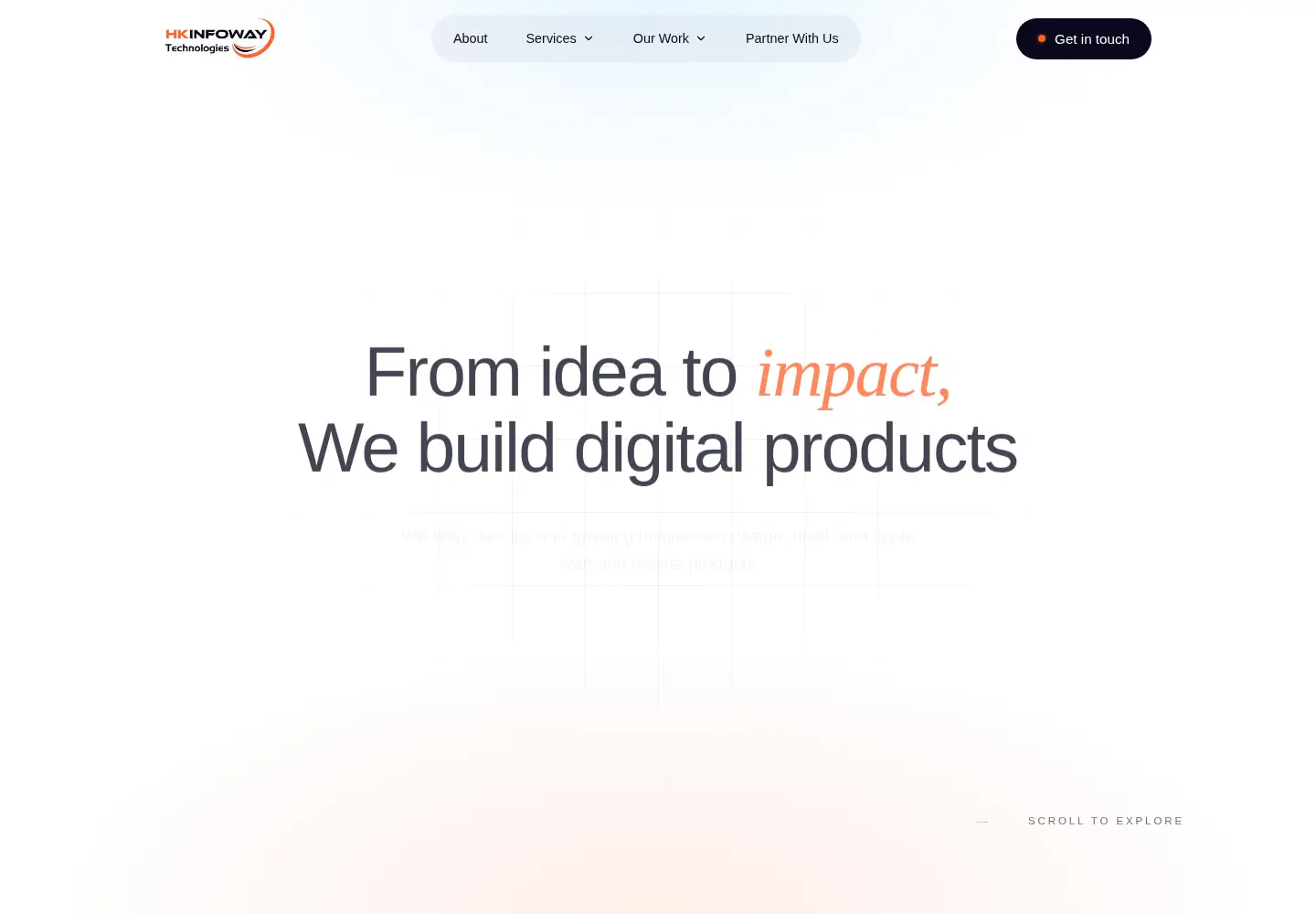Captured homepage of hkinfoway.com in the current scan