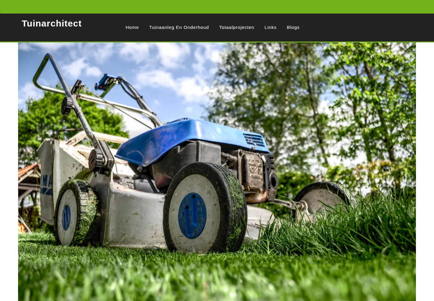 Captured homepage of fredericfrognier.be in the current scan