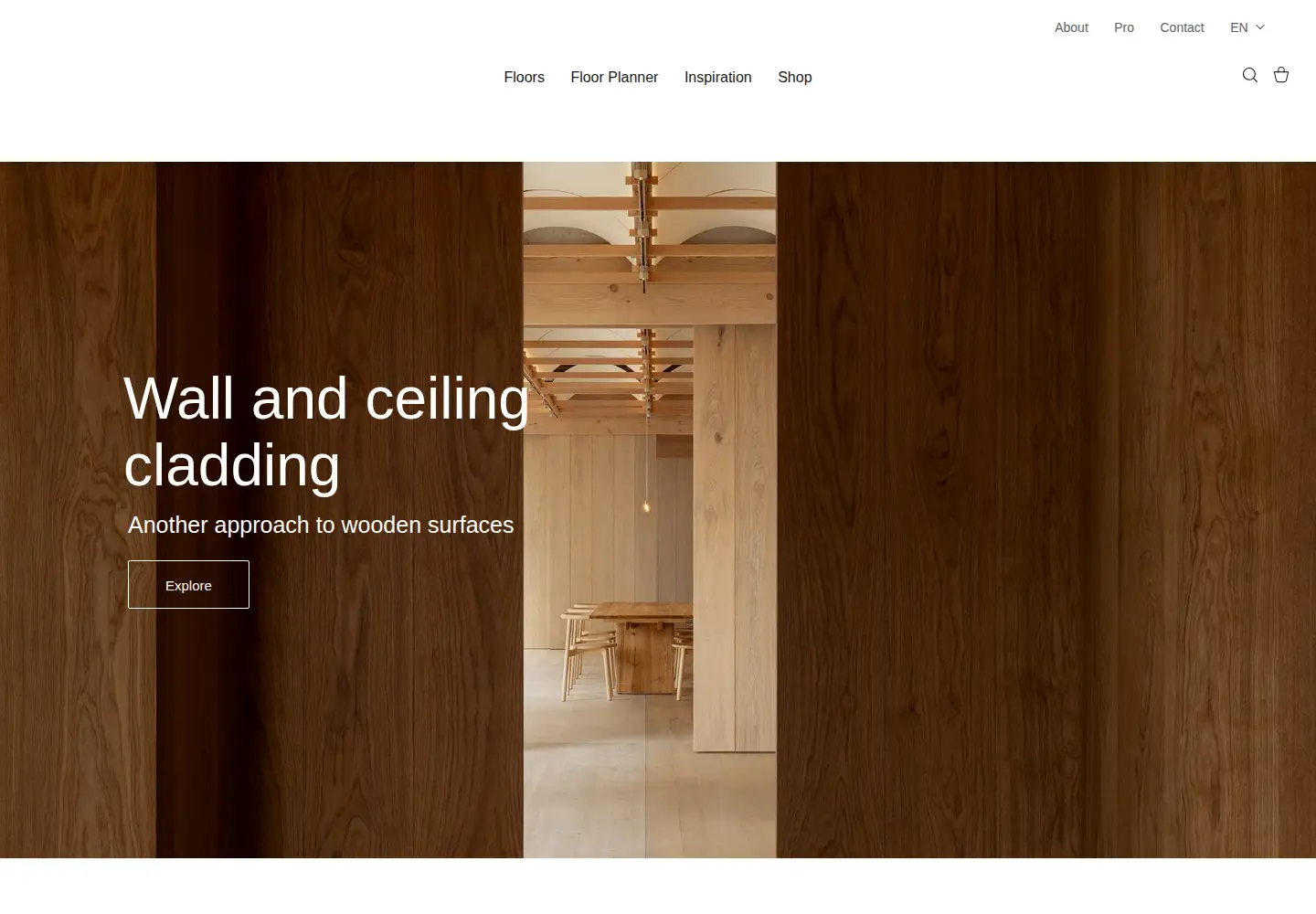 Screenshot of dinesen.com