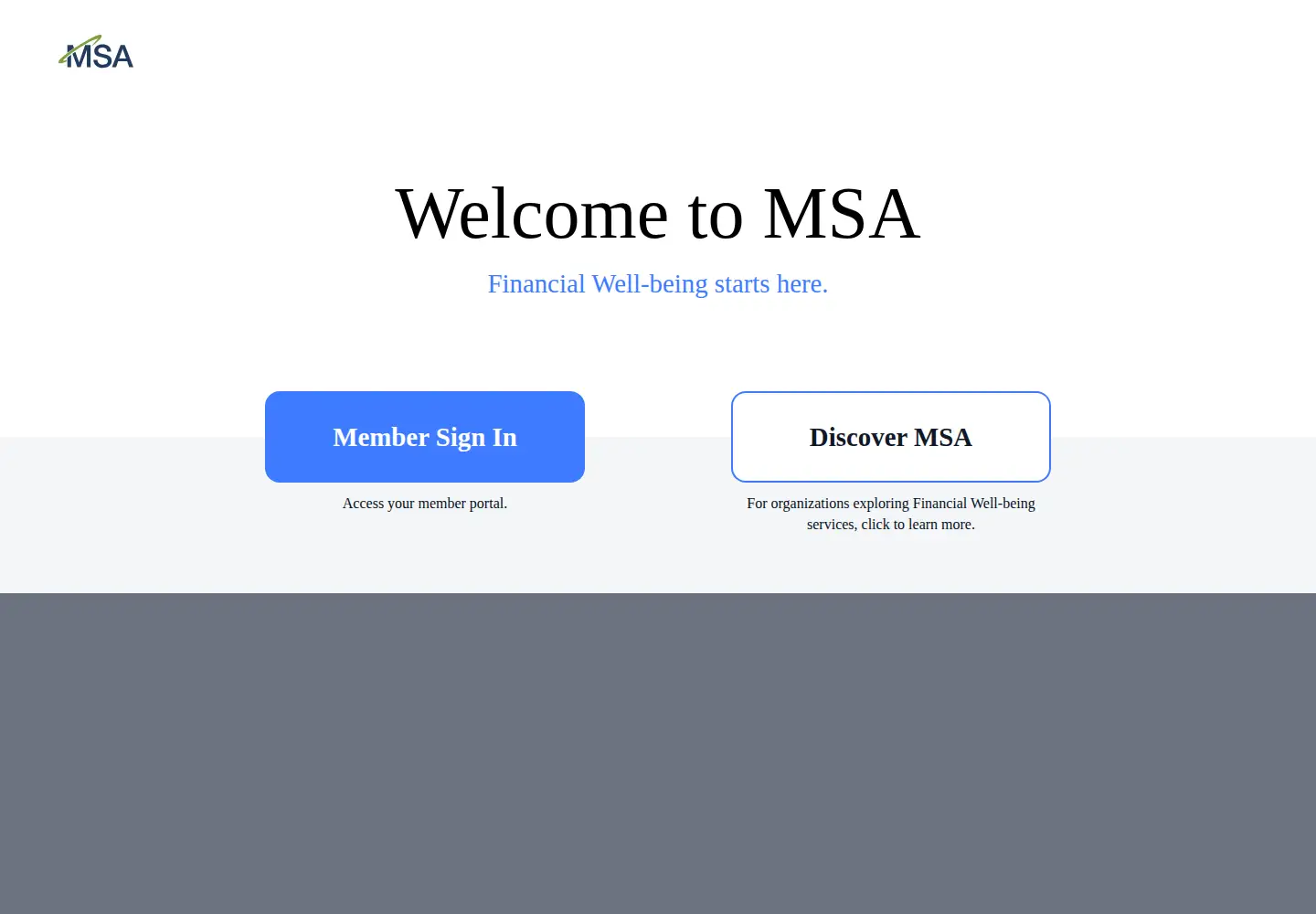 Screenshot of mysecureadvantage.com