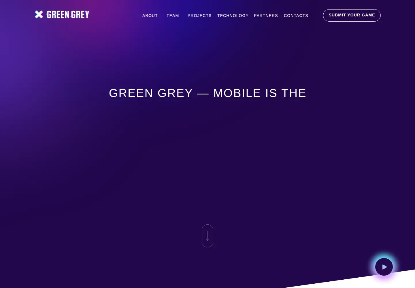 Captured homepage of greengreyholding.com in the current scan