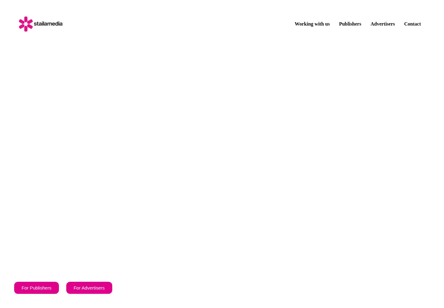 Captured homepage of stailamedia.com in the current scan