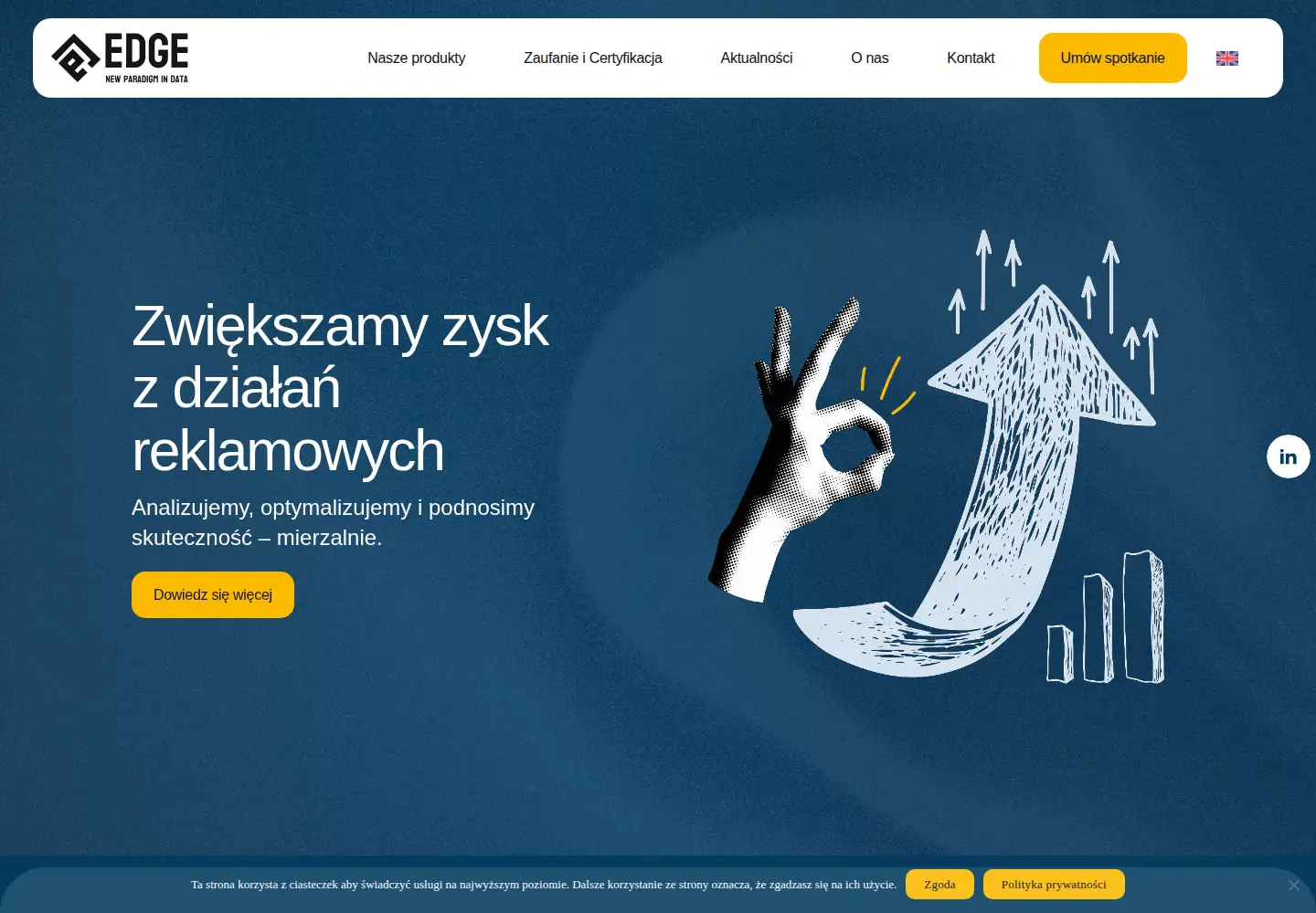 Screenshot of edgenpd.com