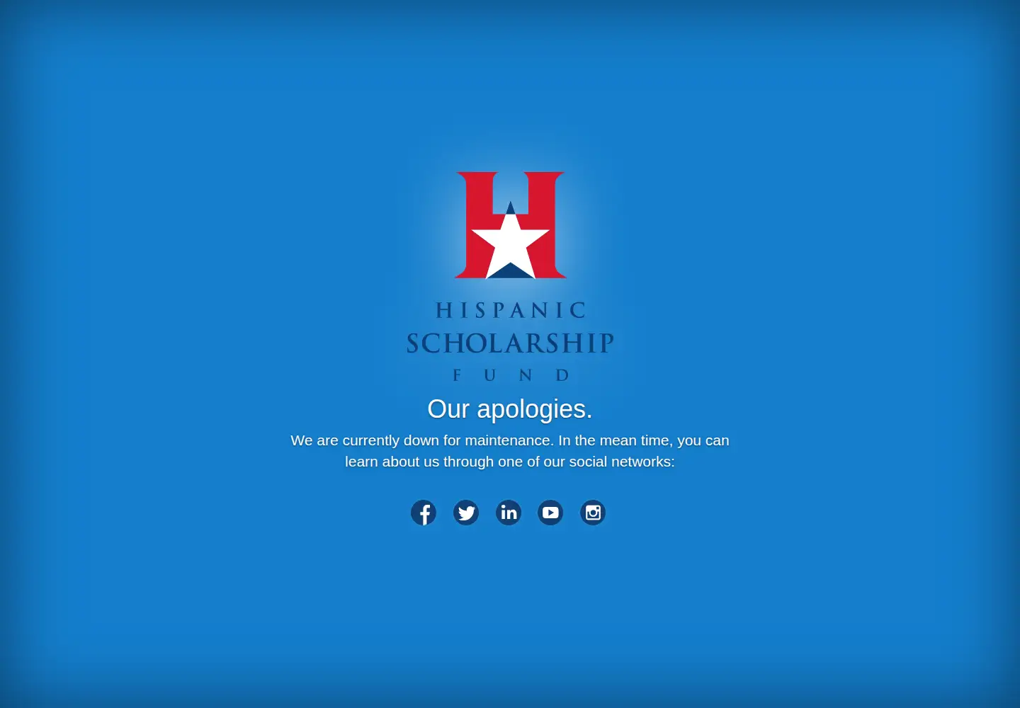 Captured homepage of latinocollegedollars.org in the current scan