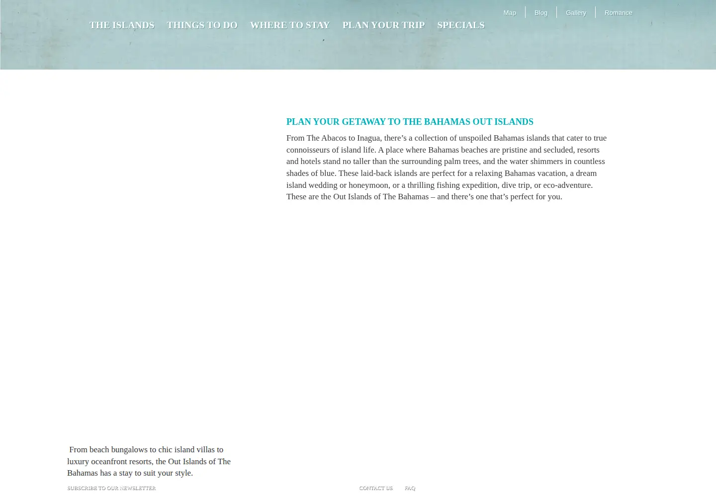 Screenshot of myoutislands.com