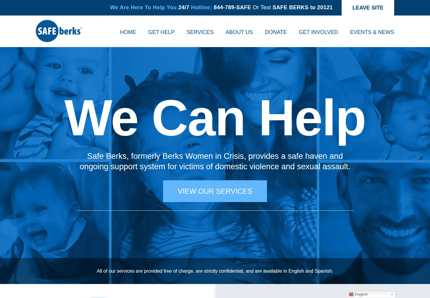 Screenshot of safeberks.org