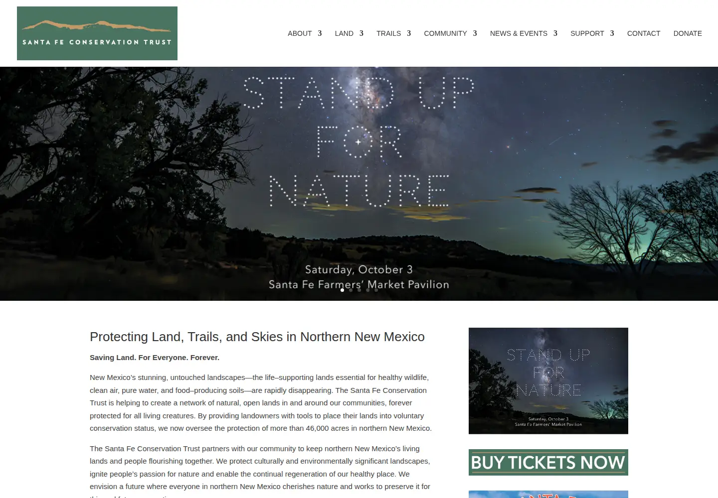 Screenshot of sfct.org
