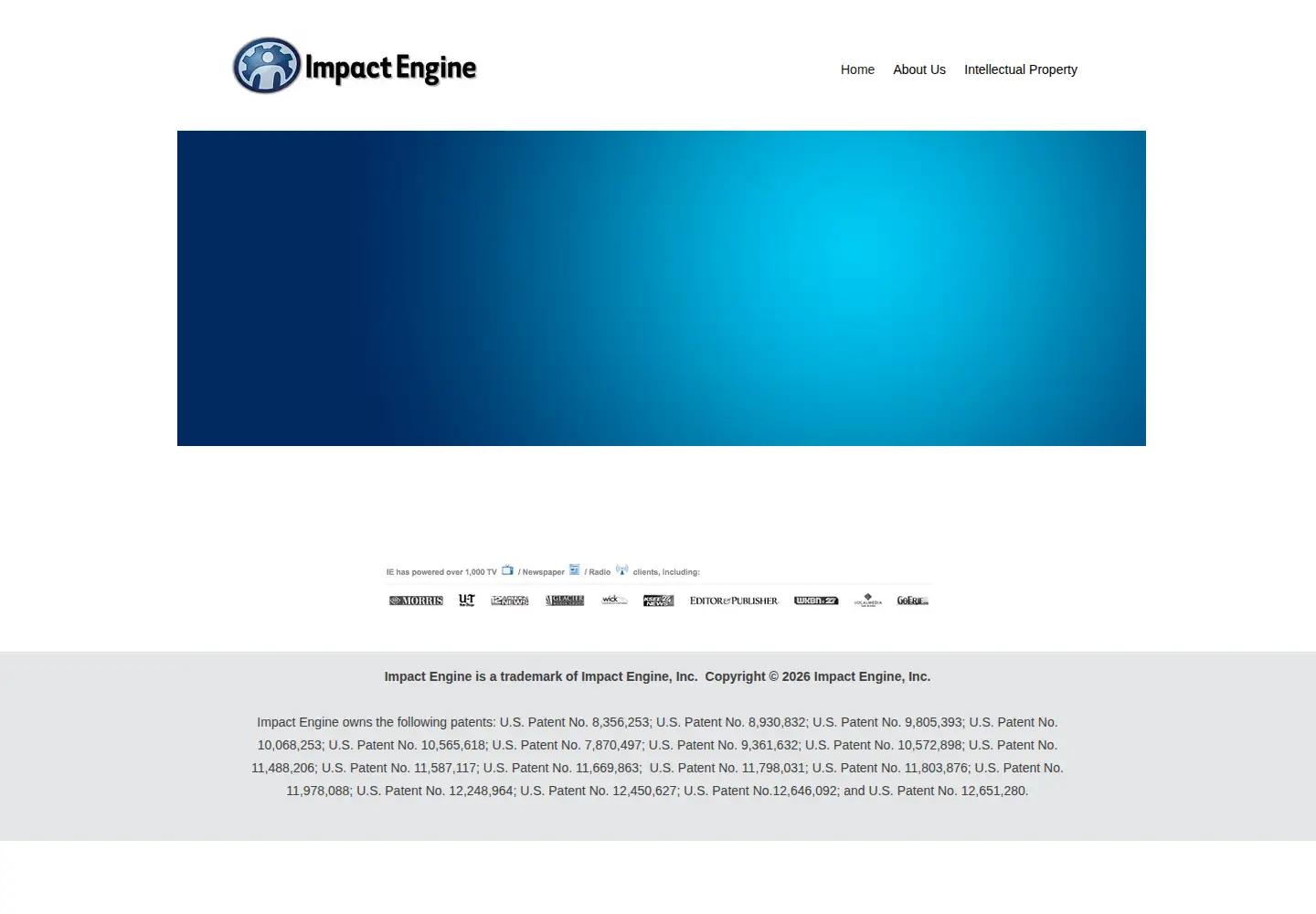 Screenshot of impactengine.com