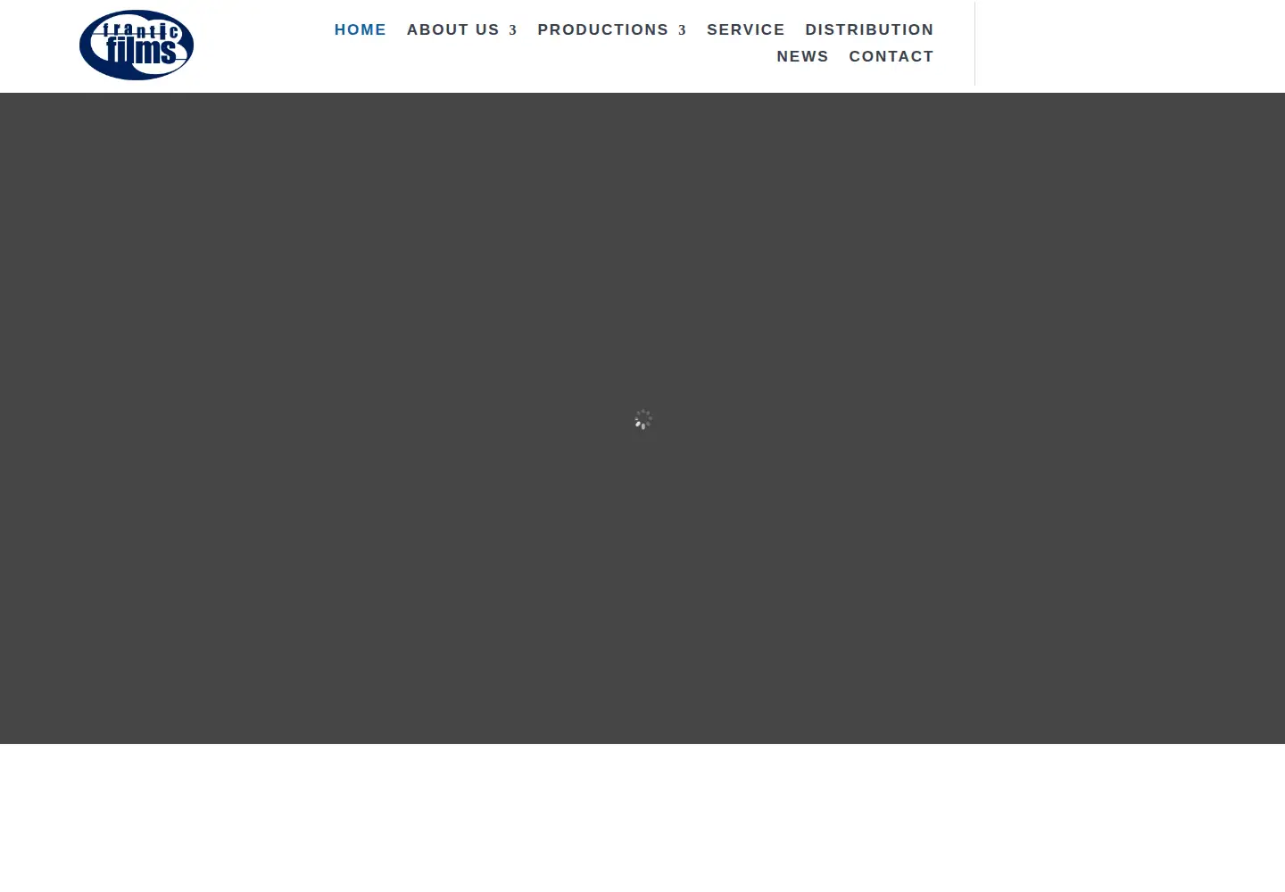 Captured homepage of franticfilms.com in the current scan
