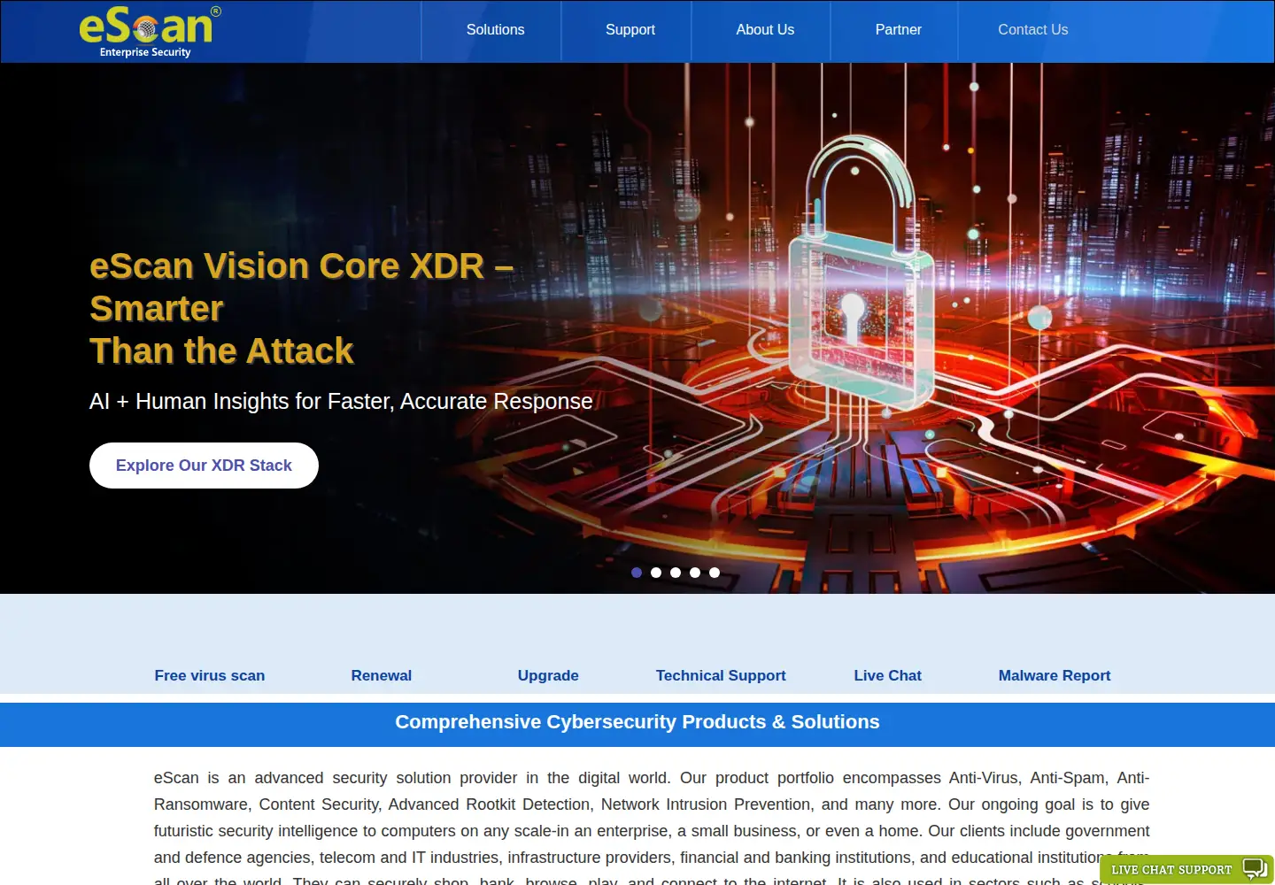 Screenshot of escanav.com