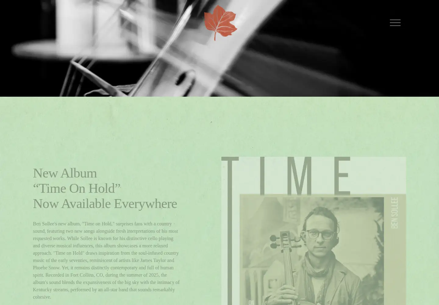 Screenshot of bensollee.com