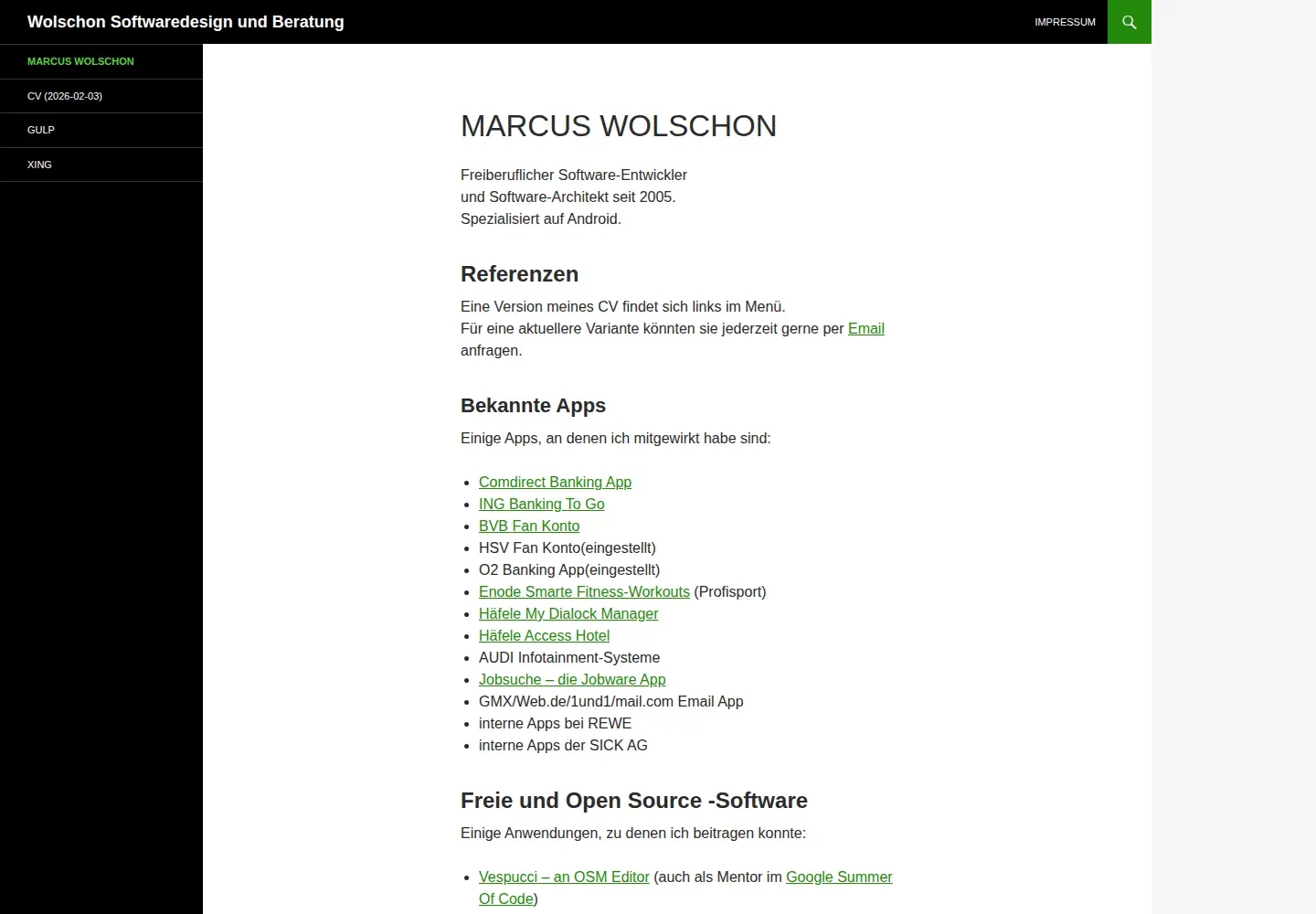 Screenshot of wolschon.biz
