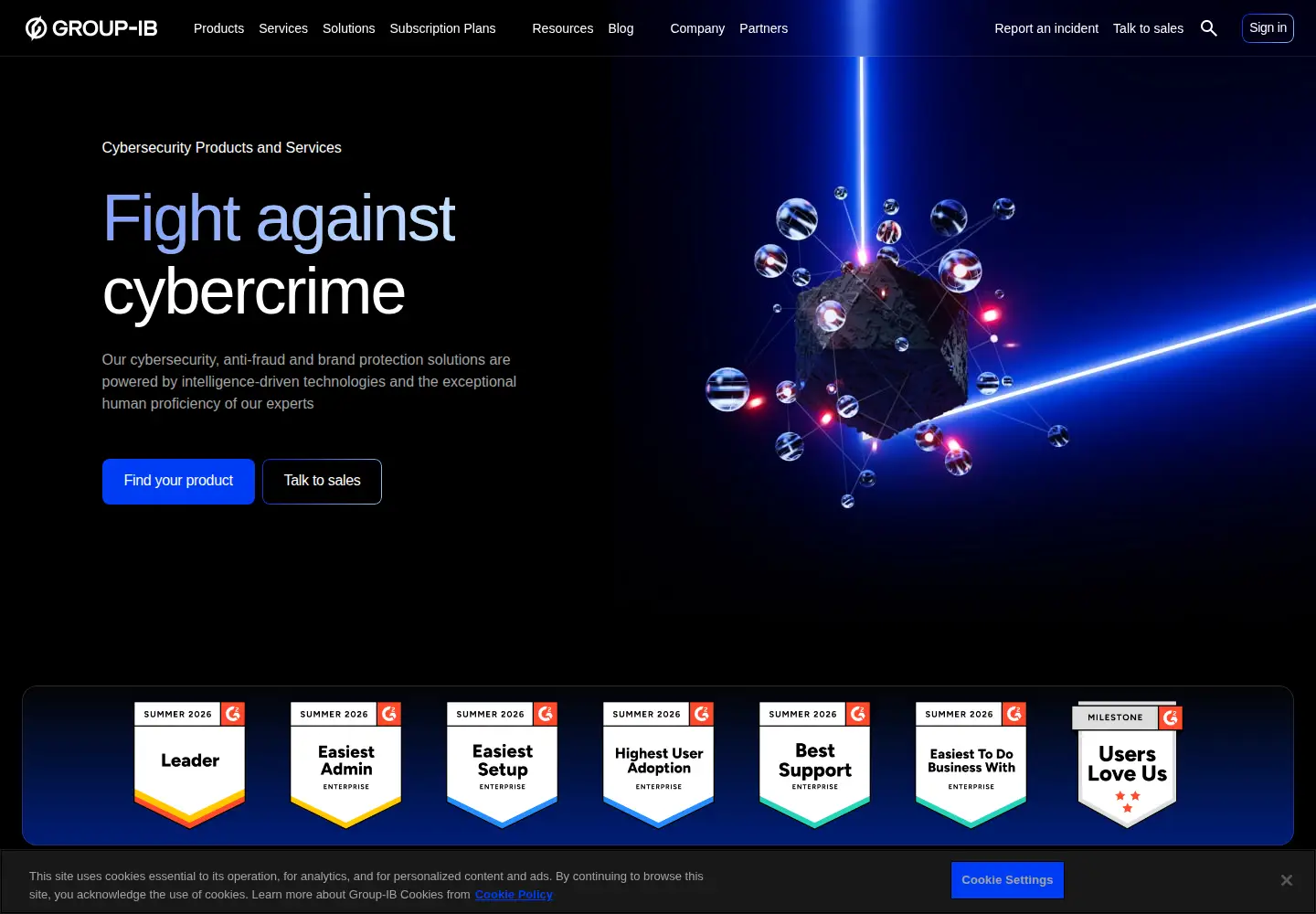 Screenshot of group-ib.com