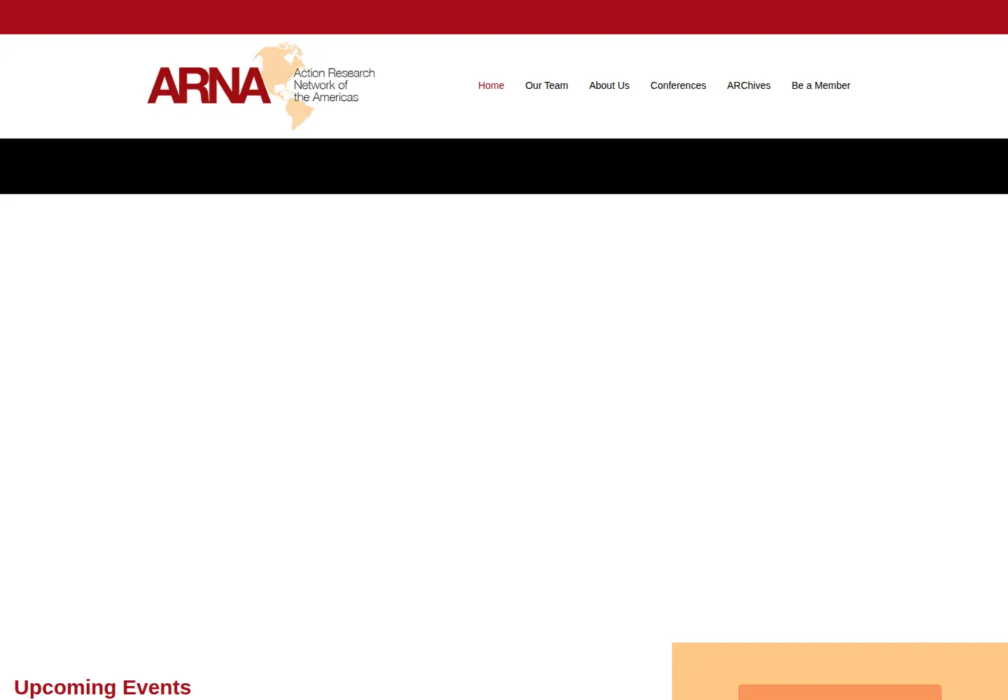 Screenshot of arnawebsite.org