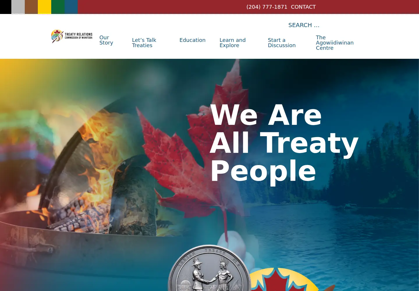 Screenshot of trcm.ca