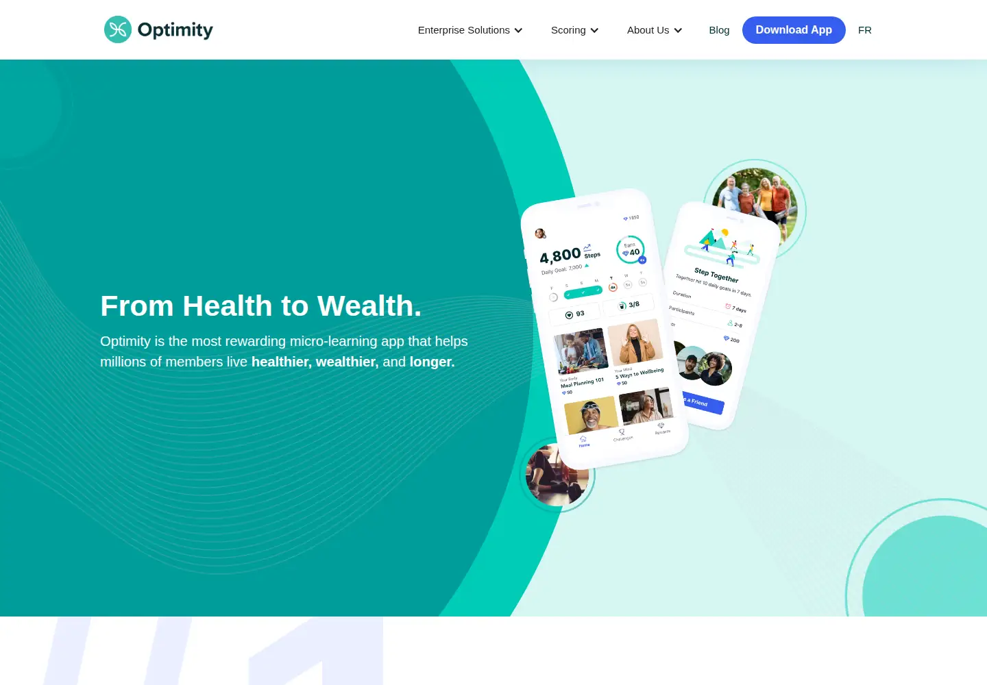 Screenshot of myoptimity.com