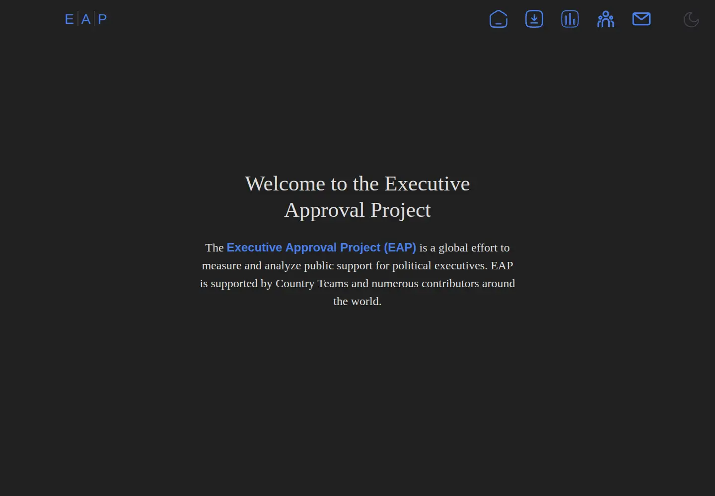 Screenshot of executiveapproval.org