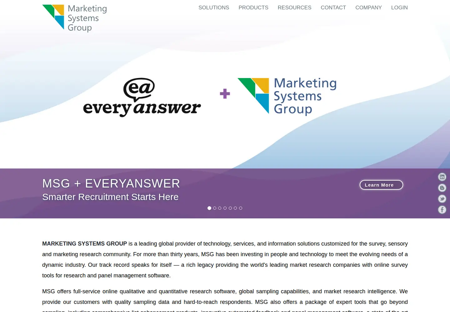 Screenshot of m-s-g.com