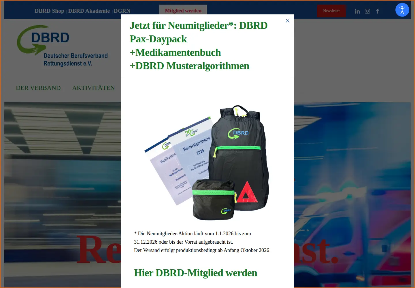 Screenshot of dbrd.de