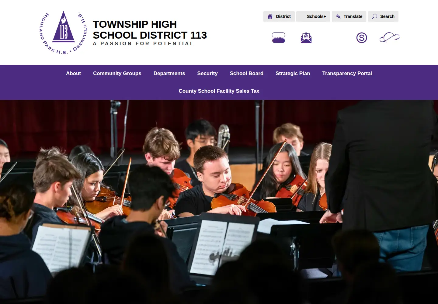 Captured homepage of dist113.org in the current scan