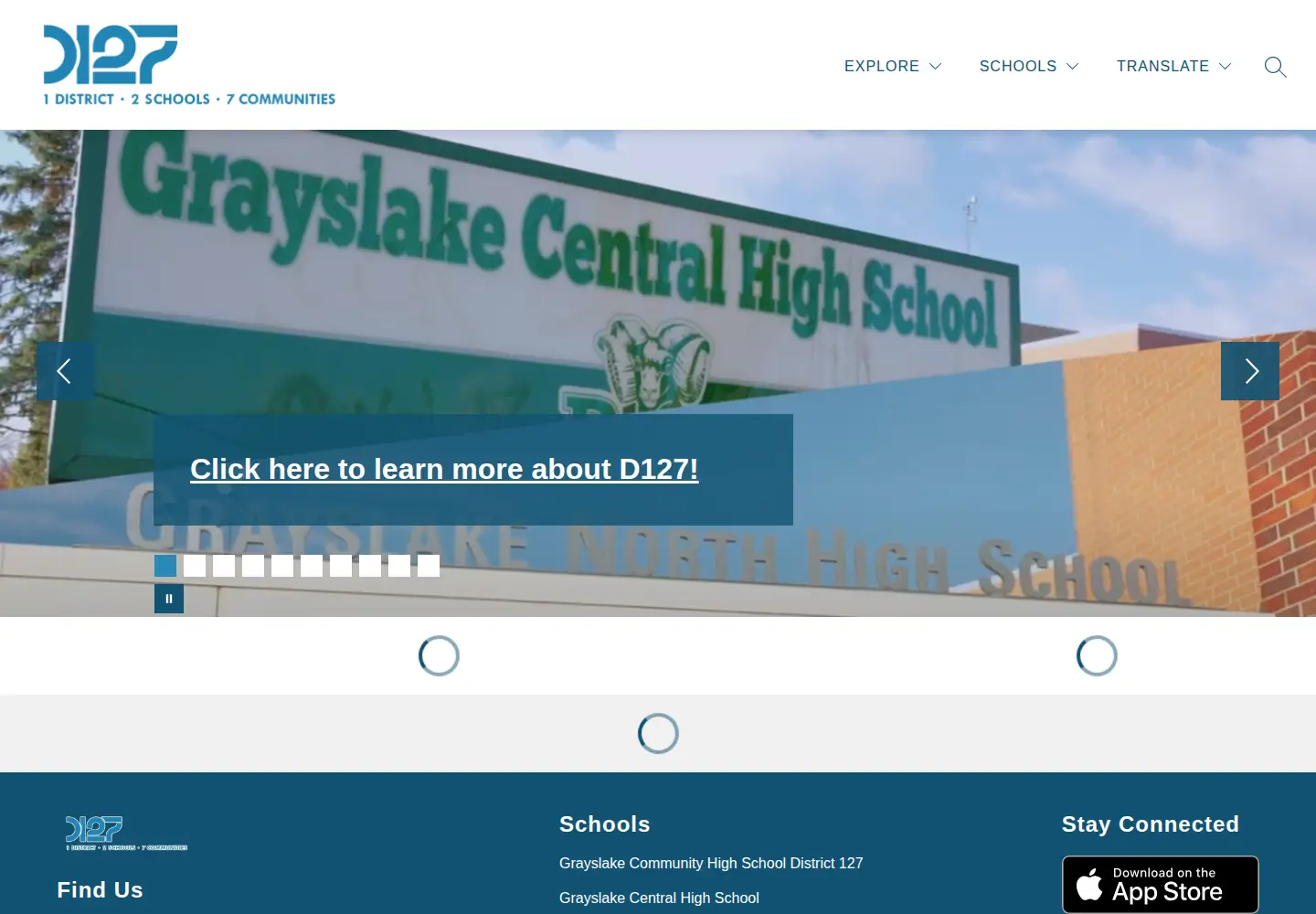 Screenshot of d127.org