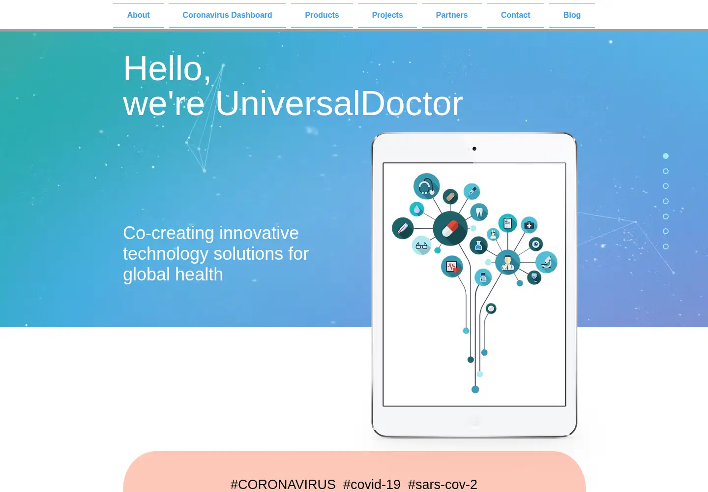 Screenshot of universaldoctor.com