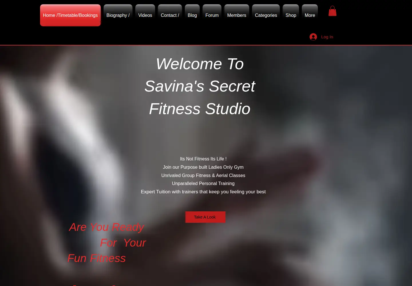 Screenshot of savinassecret.com