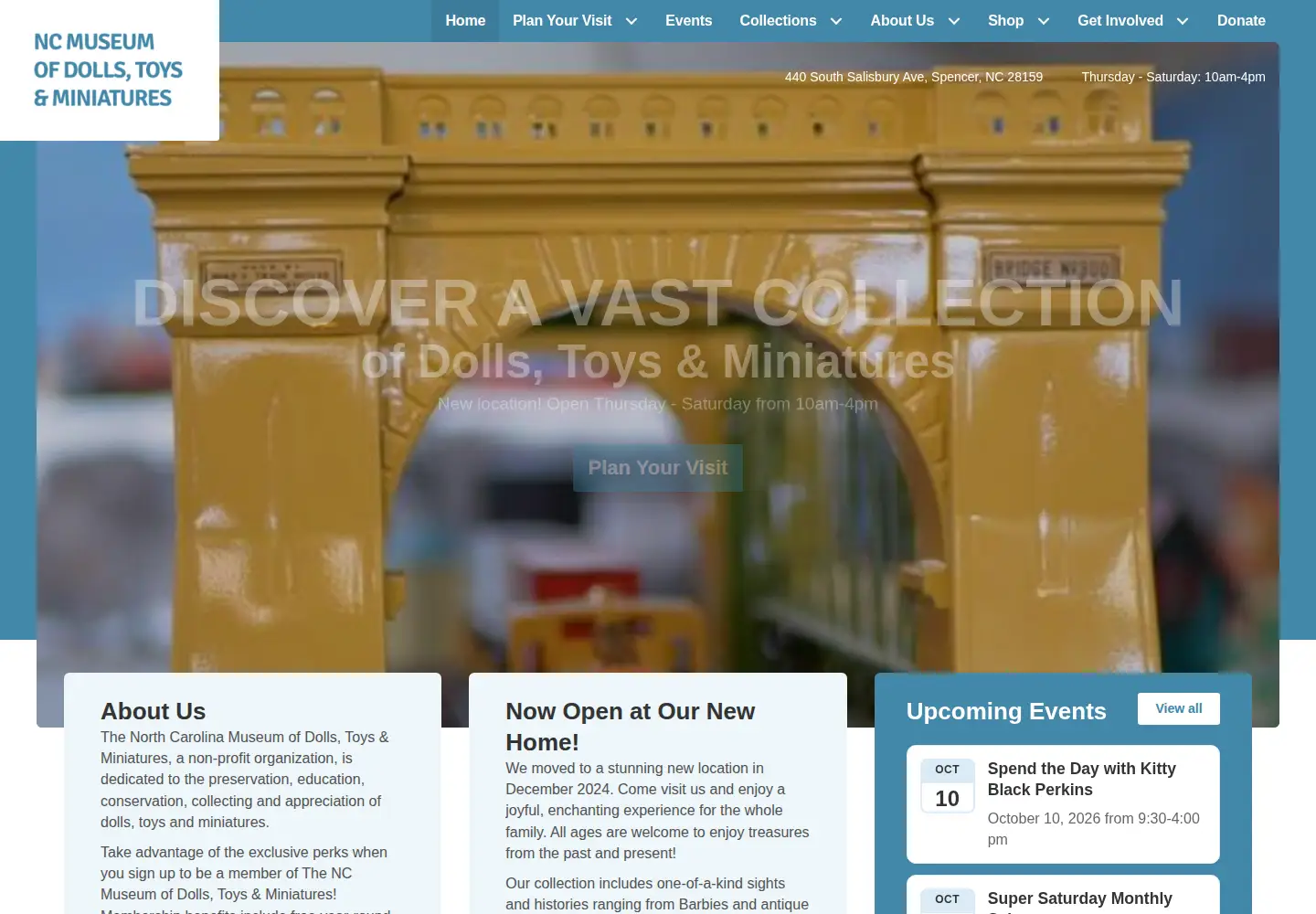 Captured homepage of ncmdtm.org in the current scan