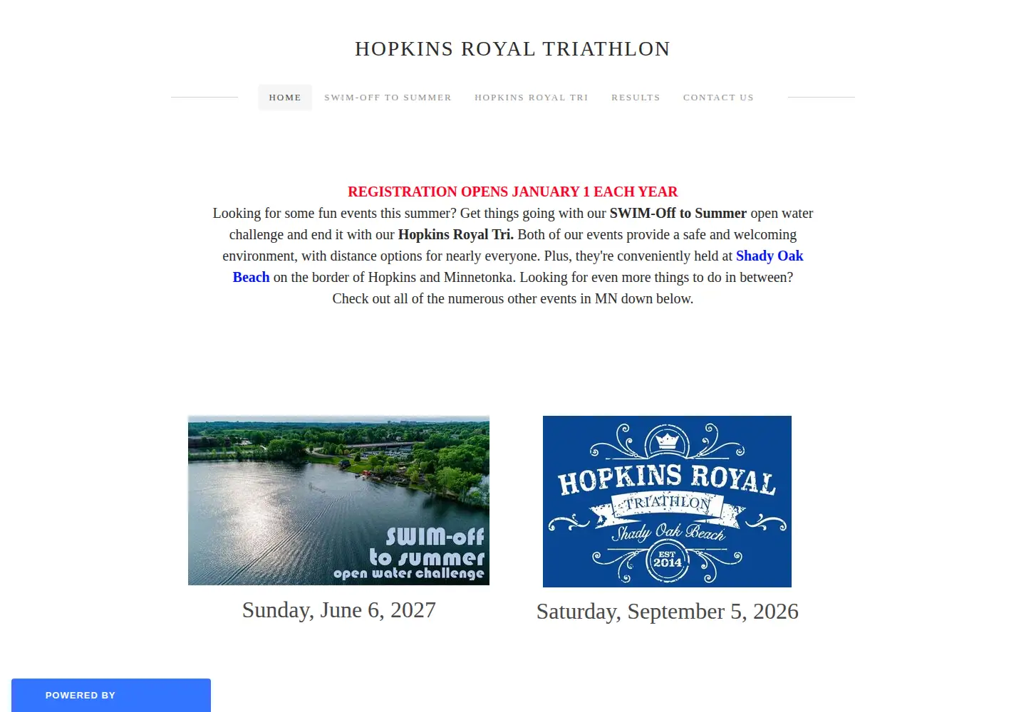 Screenshot of hopkinsroyaltri.com