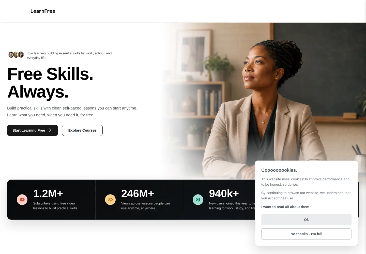 Screenshot of gcfglobal.org