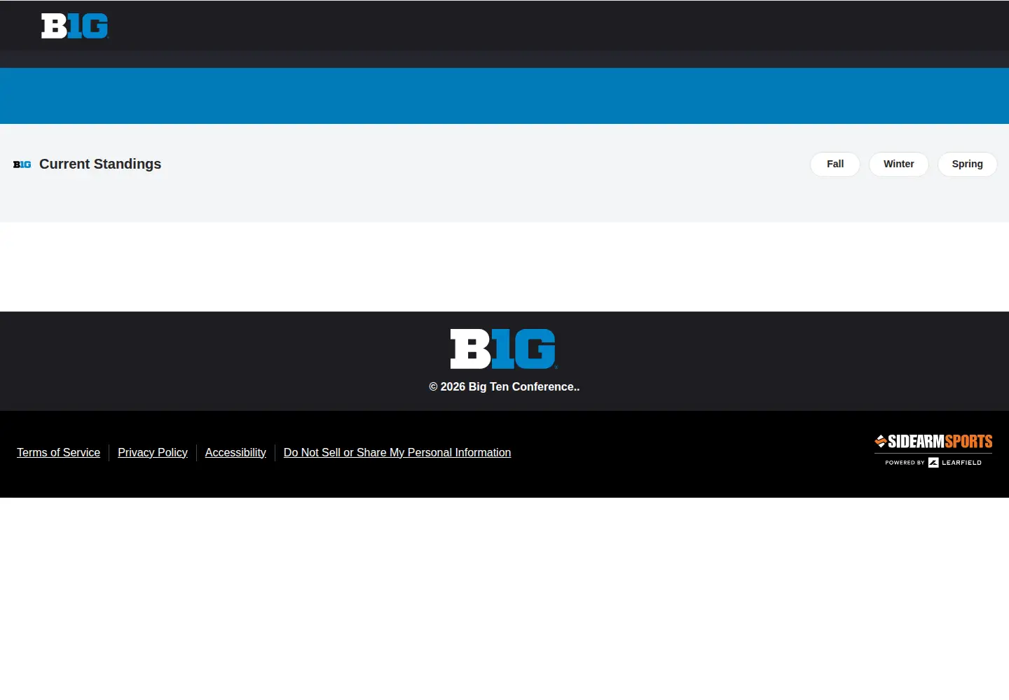 Screenshot of bigten.org
