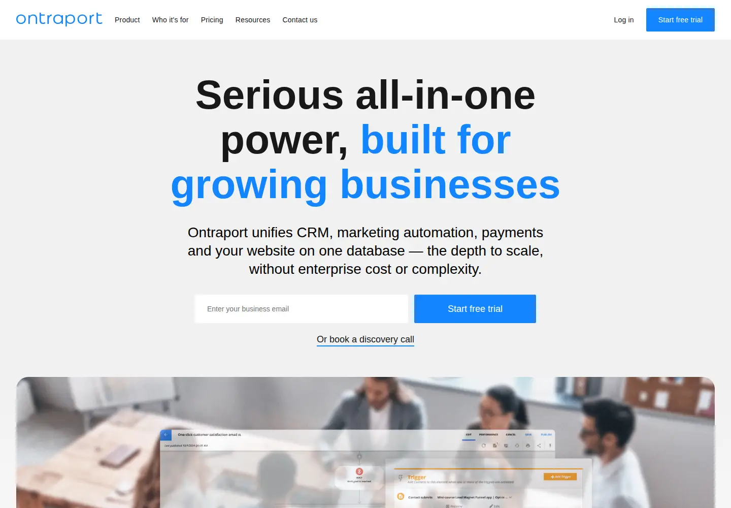 Screenshot of ontraport.com