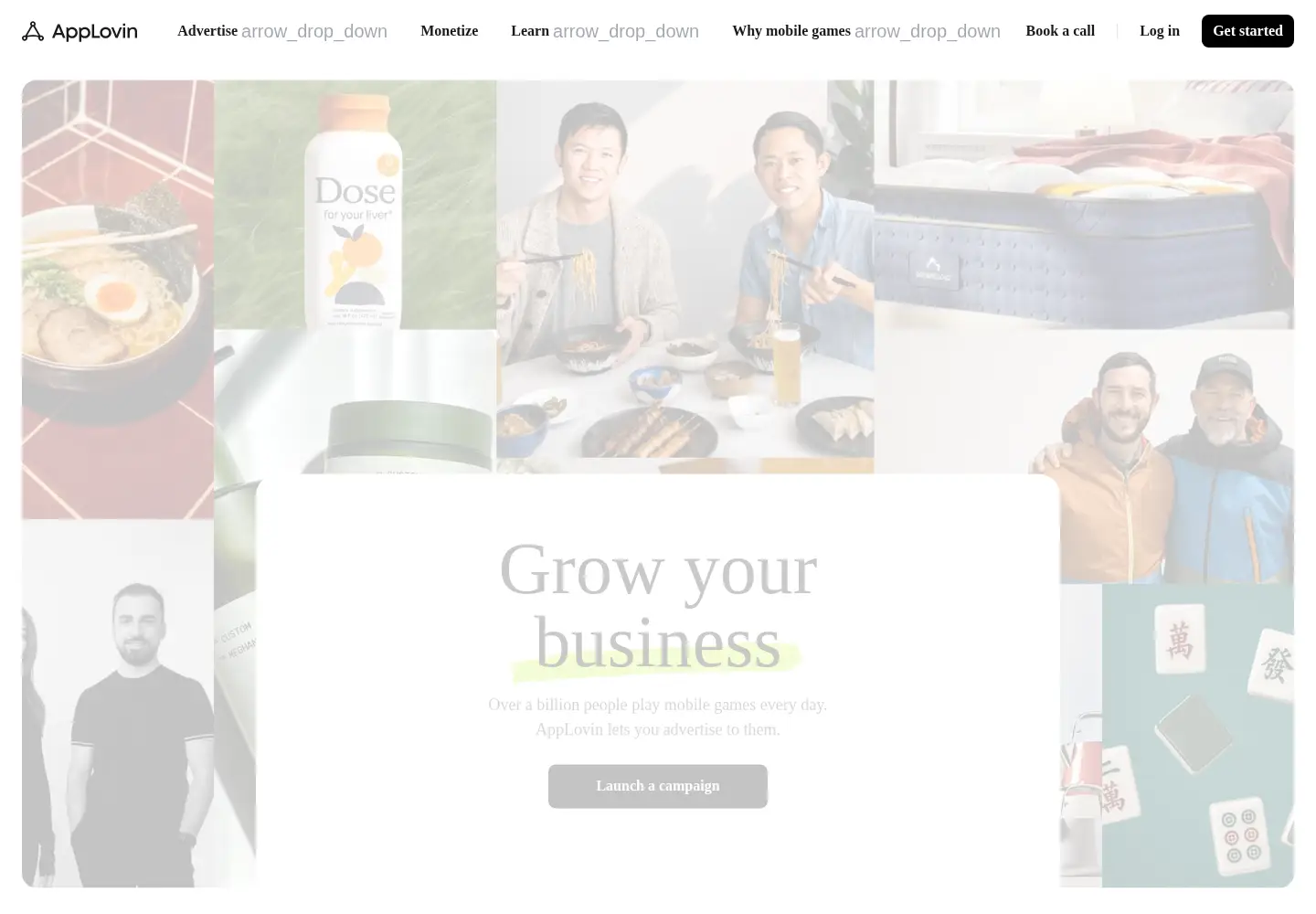 Screenshot of applovin.com