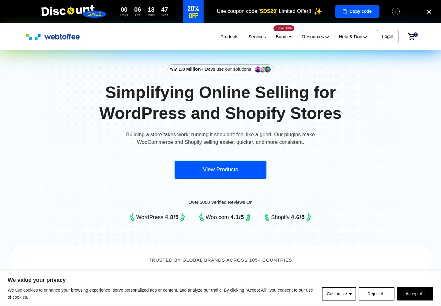 Screenshot of webtoffee.com
